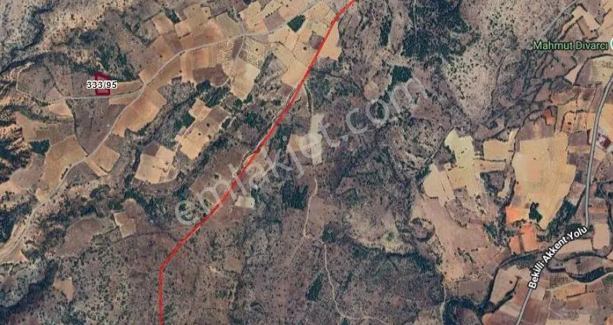 Bekilli Yahyalar Yolu Açık Satılık 6 Dönüm Tarla - Görsel 3