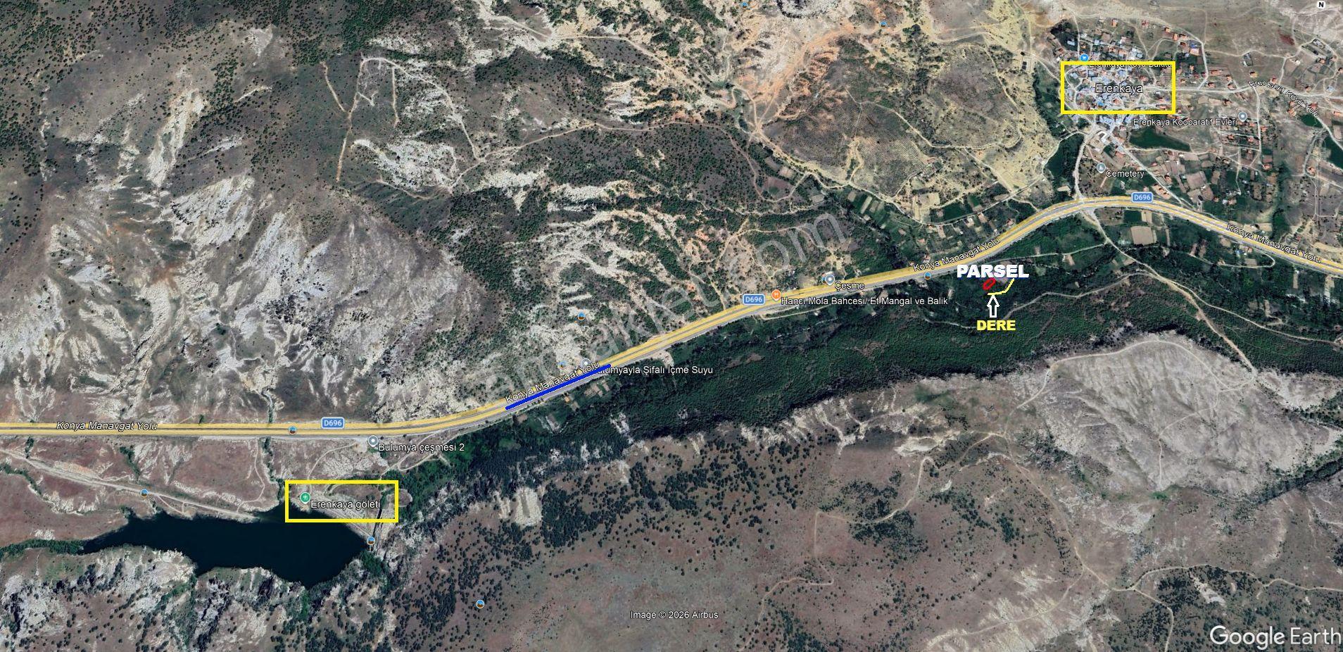 Konya Antalya Yolu Yakını Dere Kenarı Satılık Parsel - Görsel 3