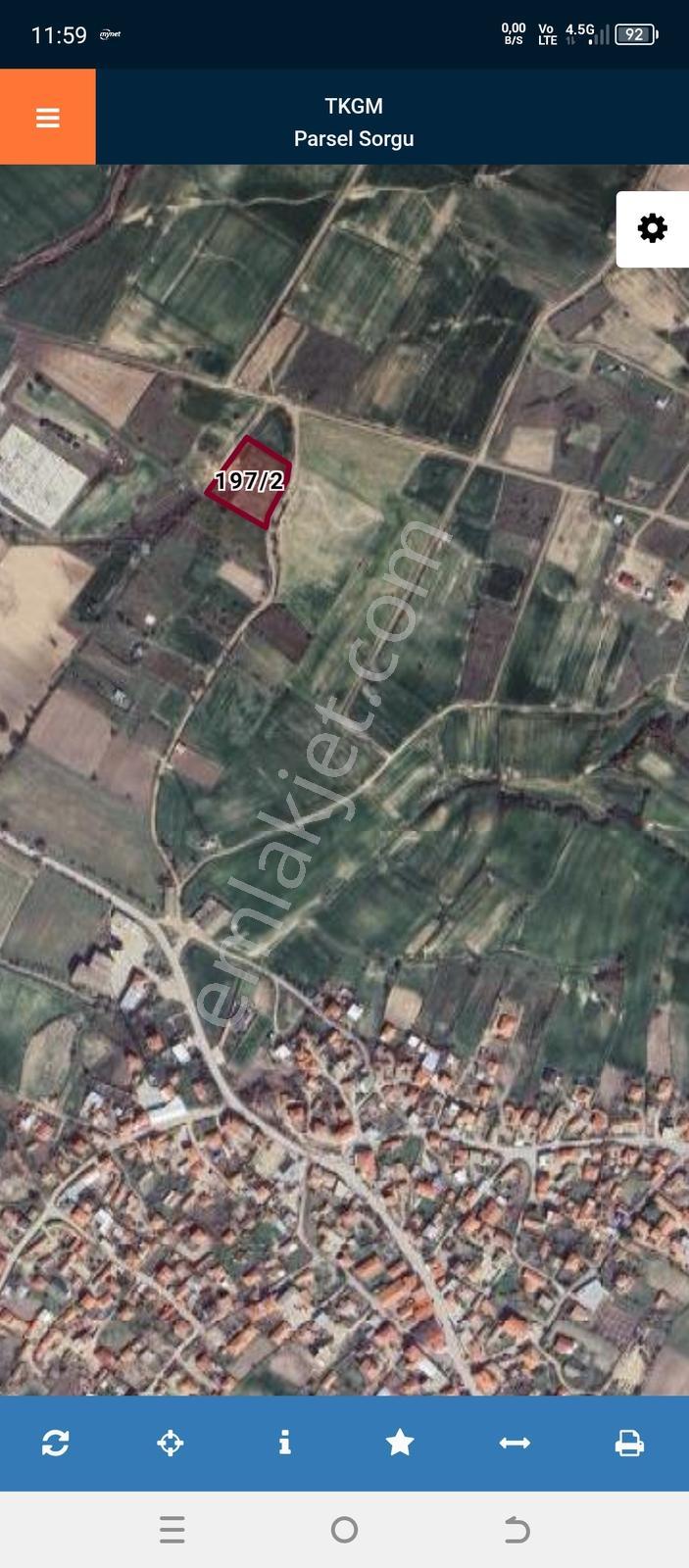 Büyükevren De Köye Yürüme Mesafesinde Tek Tapu Satılık Arazi - Görsel 2