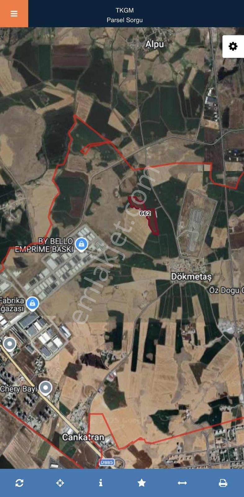 Tekstilkent Civarı Dökmetaş 662 Parselde Satılık 2 Dönüm - Görsel 3