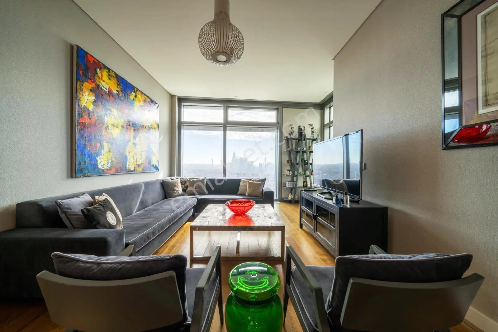 Emaar Square 75m2 E Blok Otel Tipi Dizayn Yüksek Kat Kiralık 1+1 - Görsel 5