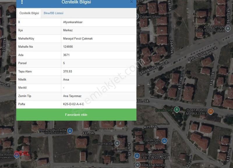 Mareşal Fevzi Çakmak Mah. 4 Kat Müsadeli 370 M² Köşe Arsa - Görsel 11