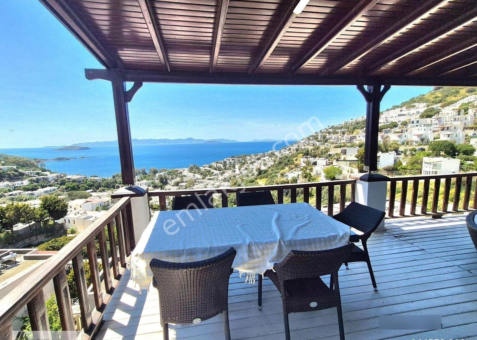 Bodrum Gümüşlük'te Haziran'da Kiralık Deniz Manzaralı Daire - Görsel 17