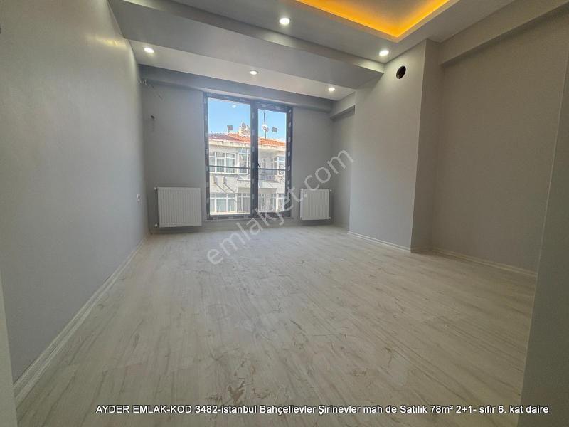 Bahçelievler Şirinevler Mahde Satılık 78m²2+1- Sıfır 6.kat Daire