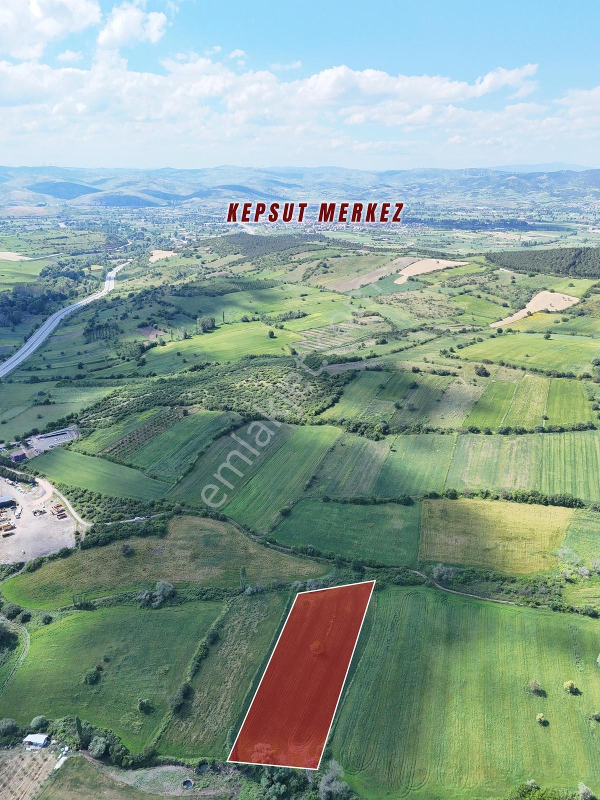 Nova'dan Kepsut Karaçaltı Köyünde 8550m² Resmi Yolu Olan Tarla - Görsel 3