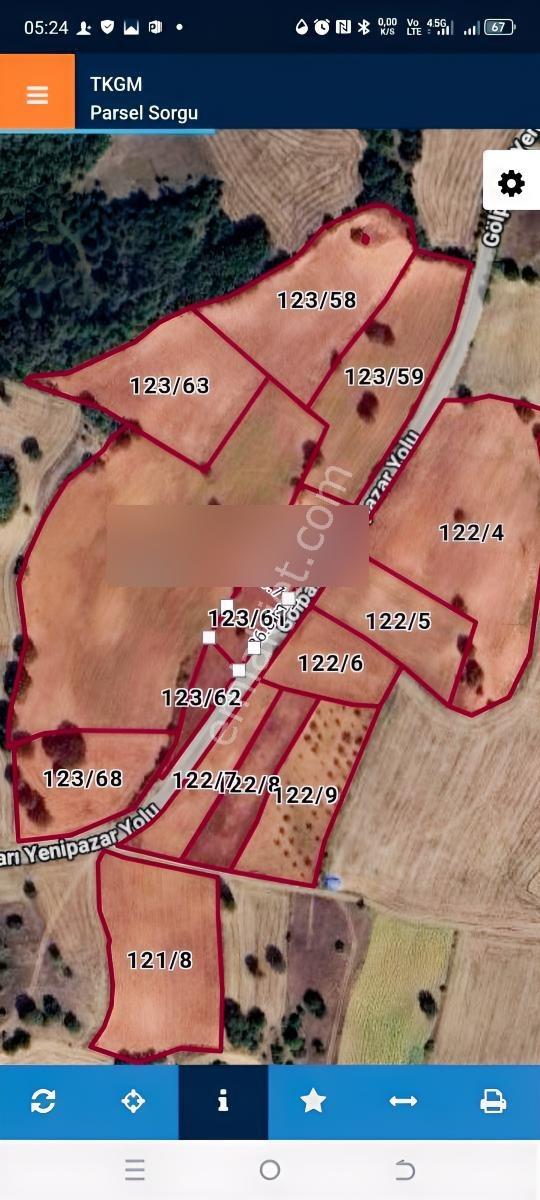 Bilecik Yenipazar Tohumlar Köyü 45 Metre Yolacephe 1.418 M2 Arsa - Görsel 7