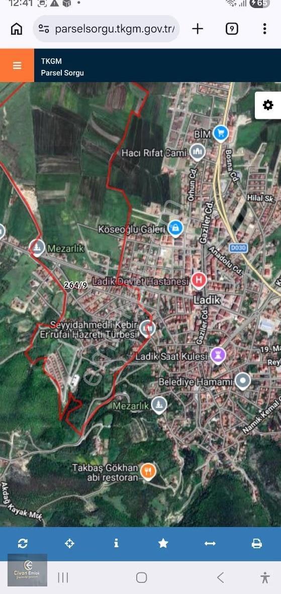 Ladıkte 4 Kata Imarlı Satılık Arsa - Görsel 10