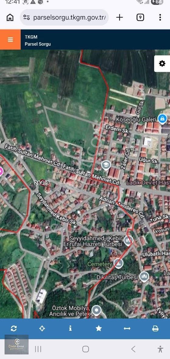 Ladıkte 4 Kata Imarlı Satılık Arsa - Görsel 2