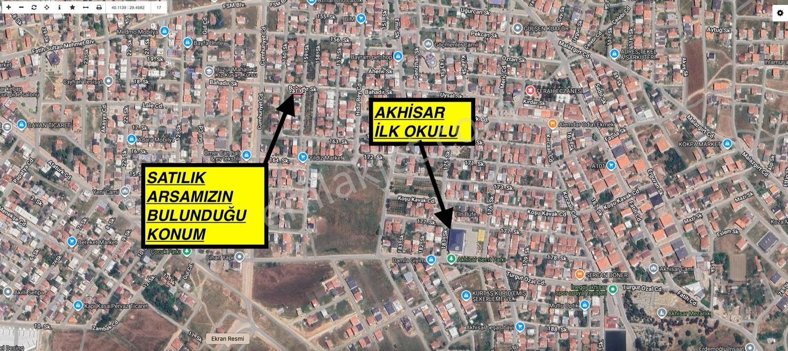 Akhisarda Köşe Başı Kaçırılmayacak Arsa! - Görsel 3