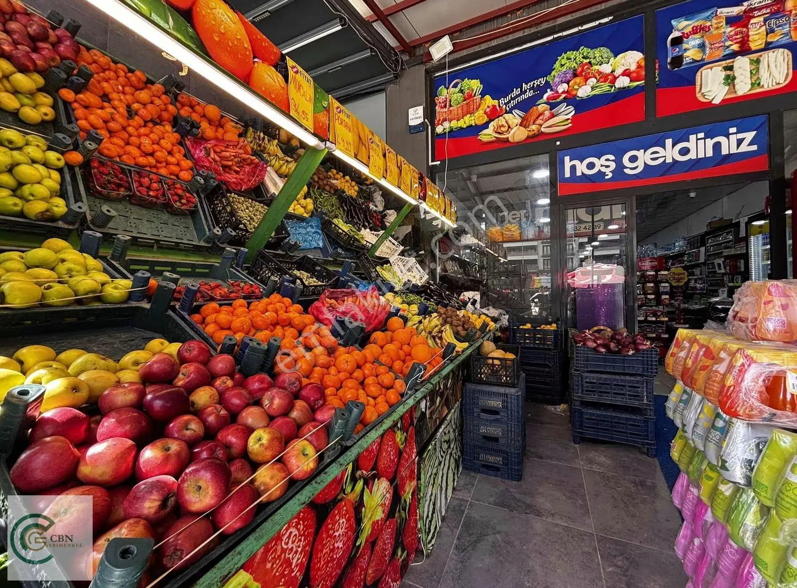 Çbn Den Genis Fırsat Konumda Cadde Üstü Devren Market - Görsel 3
