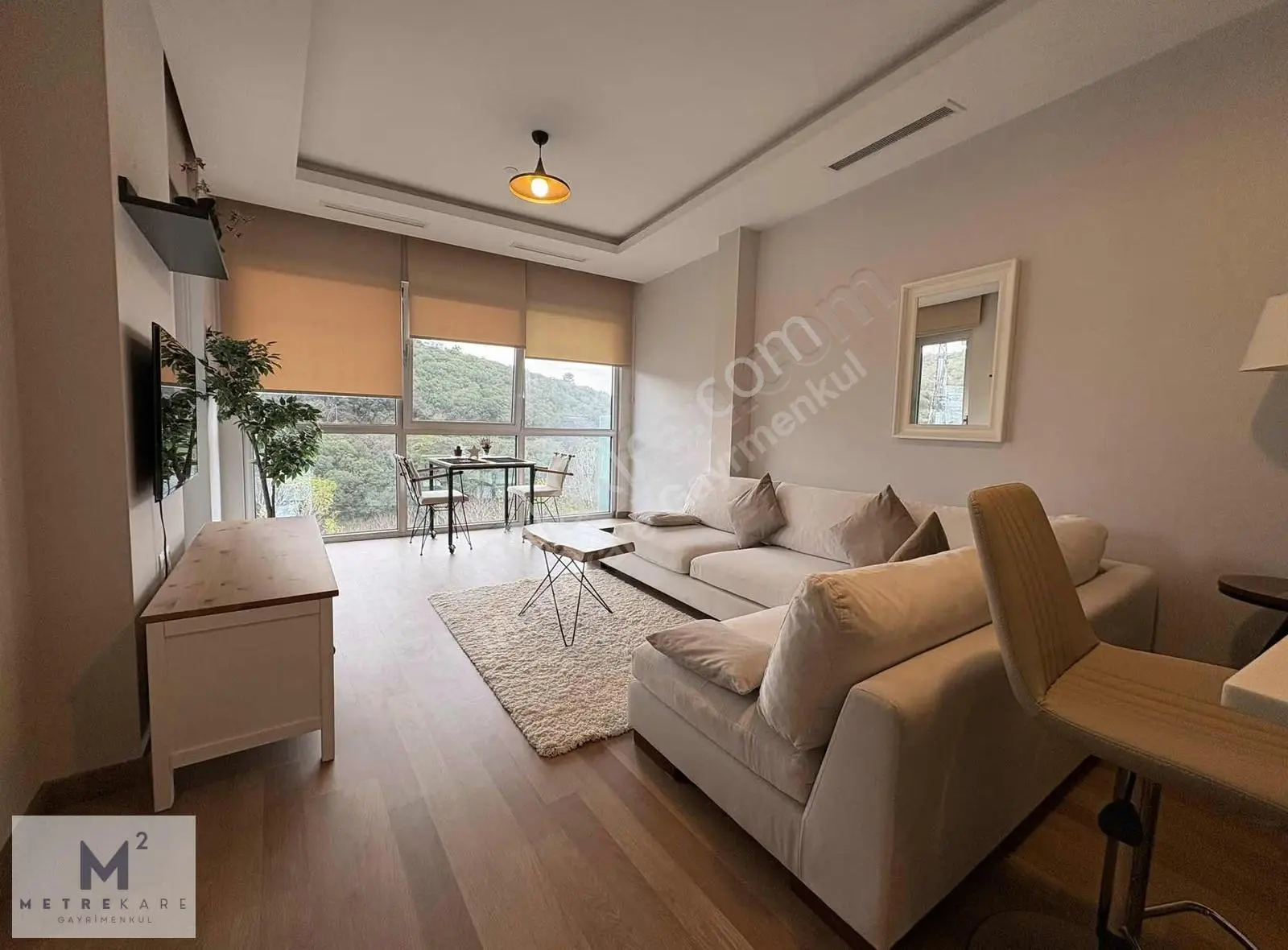 Ağaoğlu Maslak 1453 1+1 Eşyalı Kiralık Daire Orman Cephe
