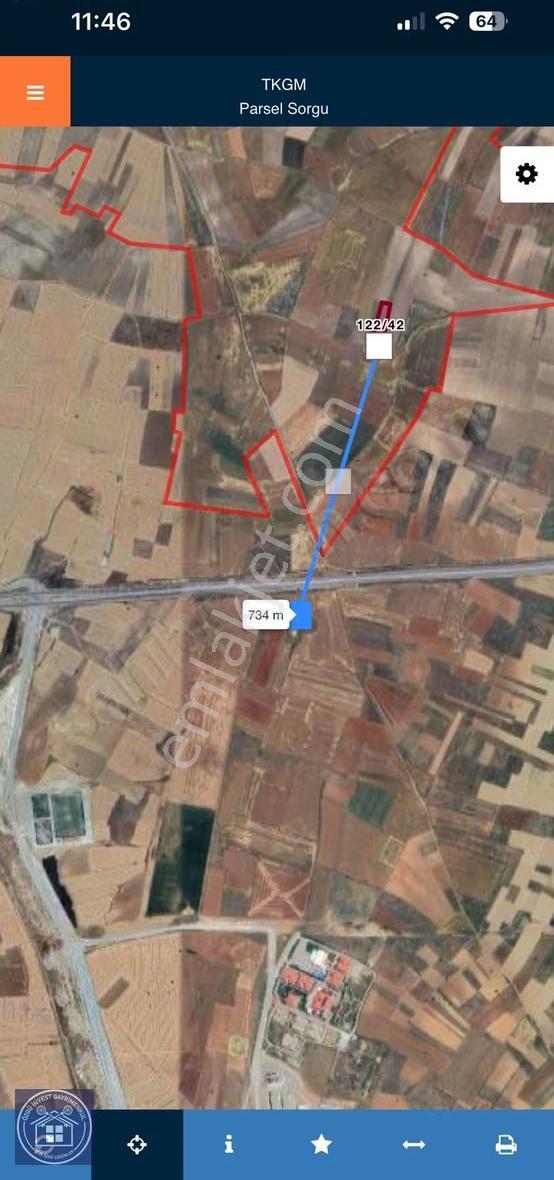 Özgü'den Termal Turizm Bölge Yakını Resmi Yolu Olan Tarla - Görsel 7