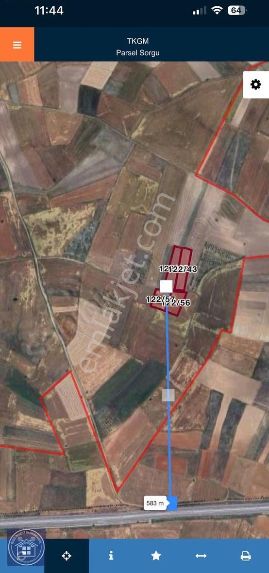 Özgü'den Termal Turizm Bölge Yakını Resmi Yolu Olan Tarla - Görsel 12