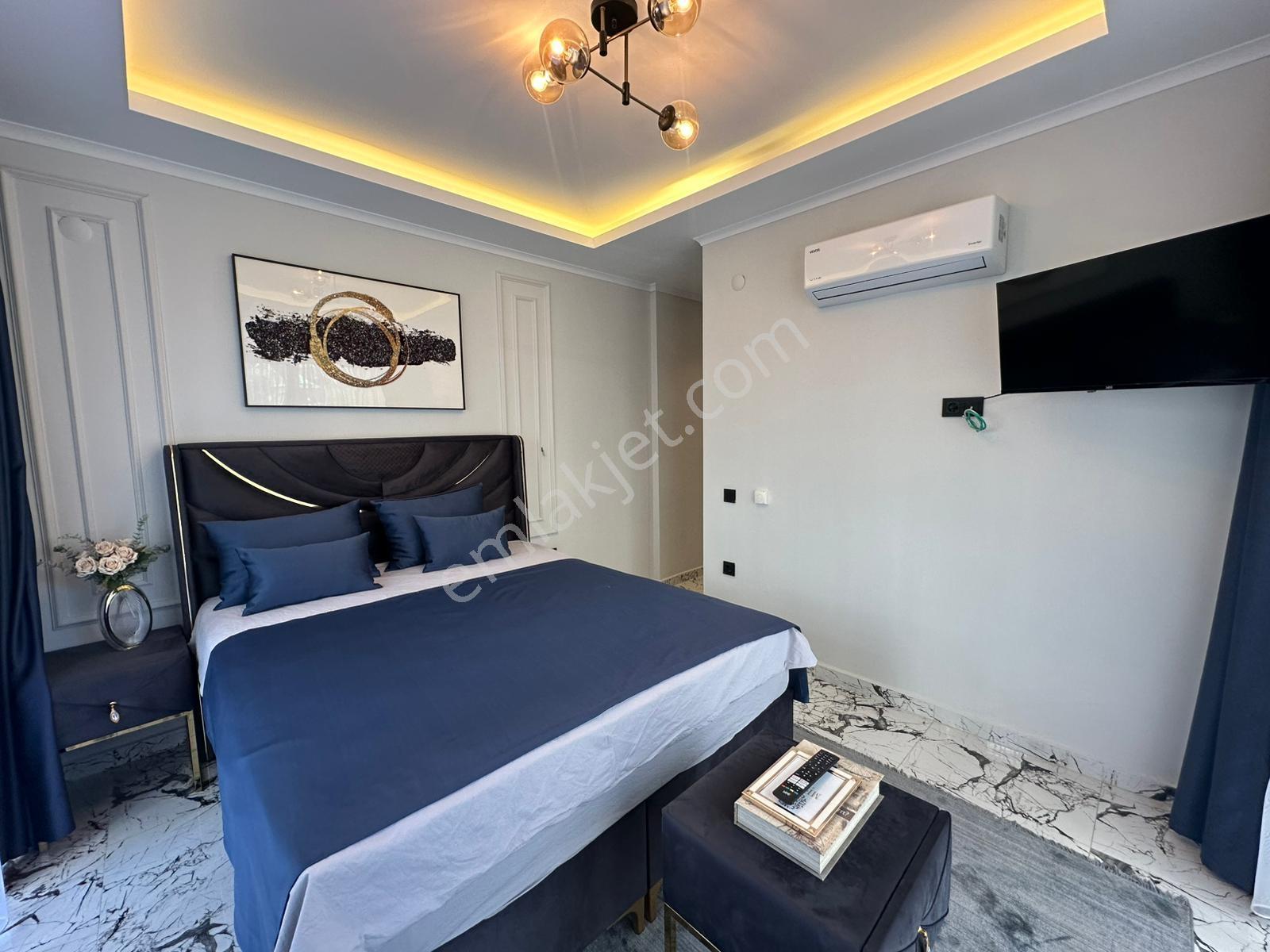Özel Bahçeli 2+1 Sıfır Eşyalı Daire Alanya Nova Garden Sitesi - Görsel 25