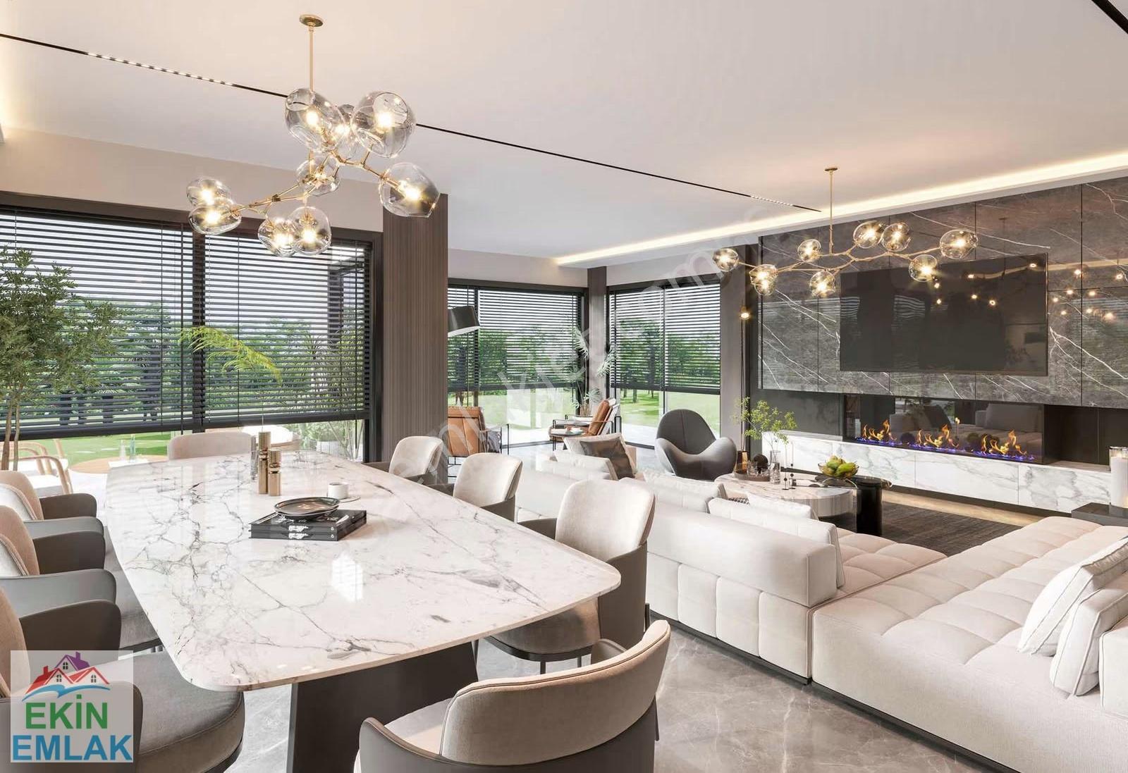 Ekinden Doğayla İç İçe/ Butik Sitede Lüx Donanımlı Satılık Villa - Görsel 19