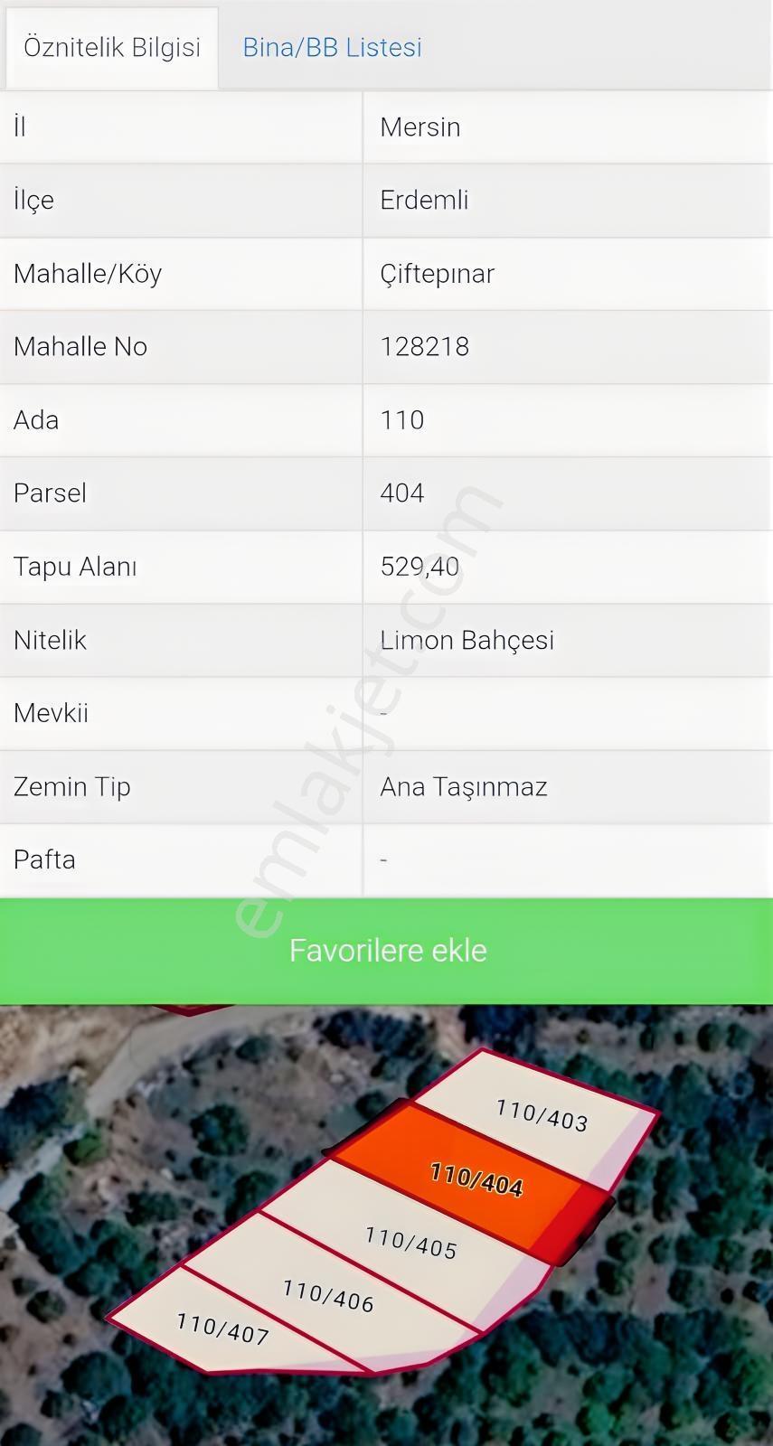 Thor'dan Satılık Erdemli Çiftepınarda 529m2 Deniz Manzaralı Arsa - Görsel 2