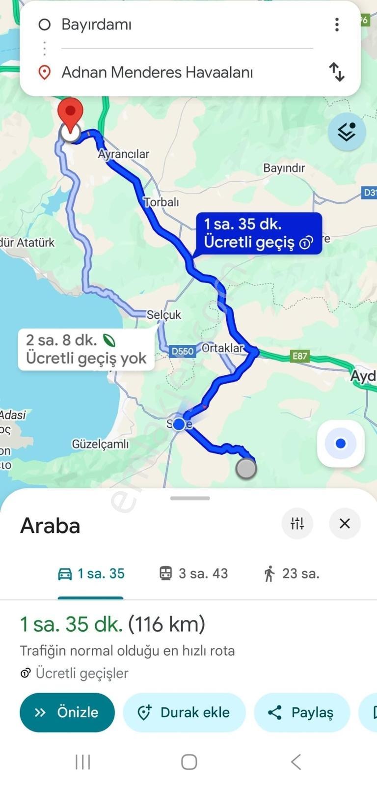 Latmosun Dibinde, Bayırdamında Yatımlık 881 M² Havadar Arsa - Görsel 13