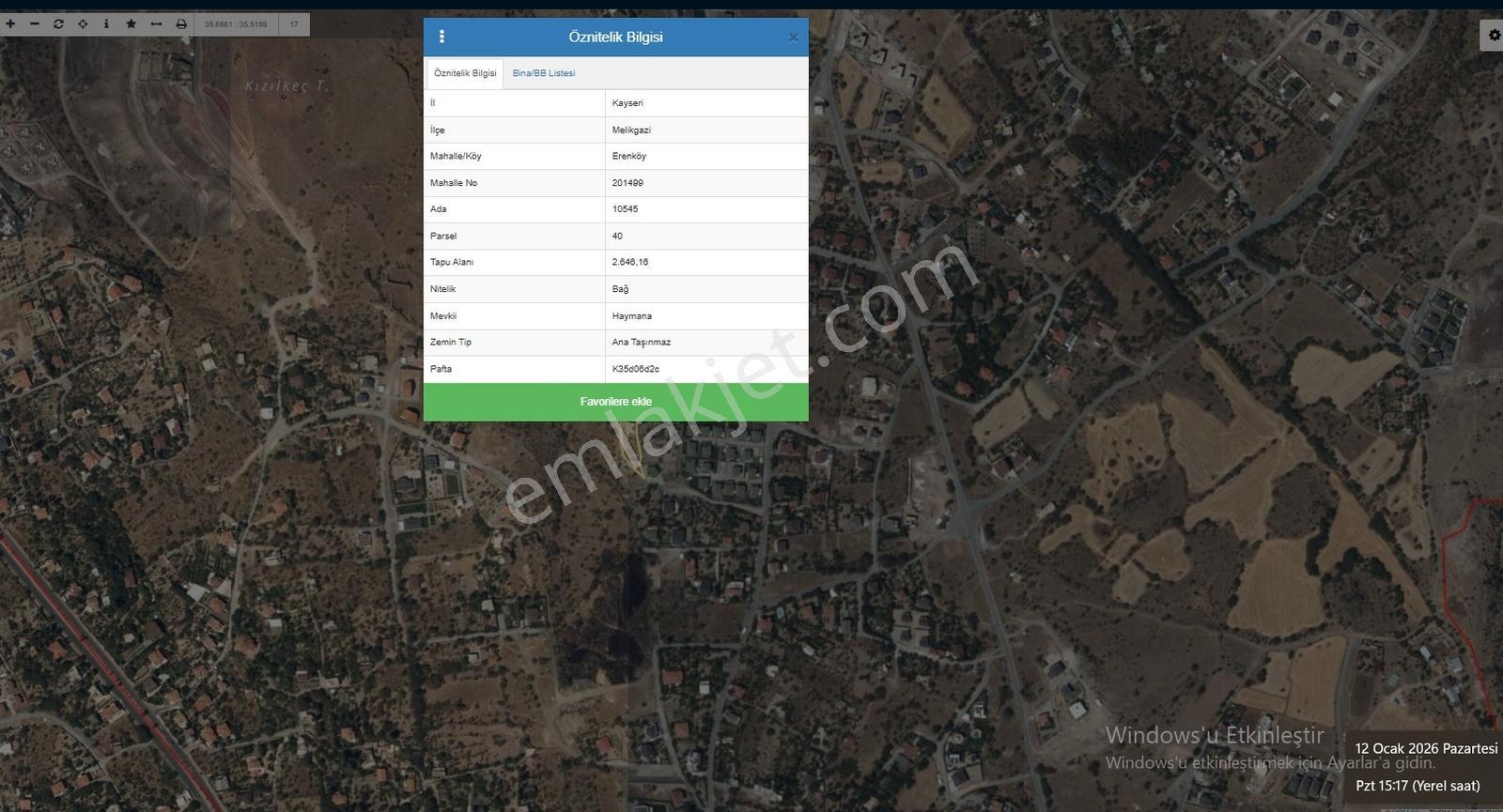 Emlak Ofisimden Erenköy Mah.de 882 M2 Evli Bağ - Görsel 2