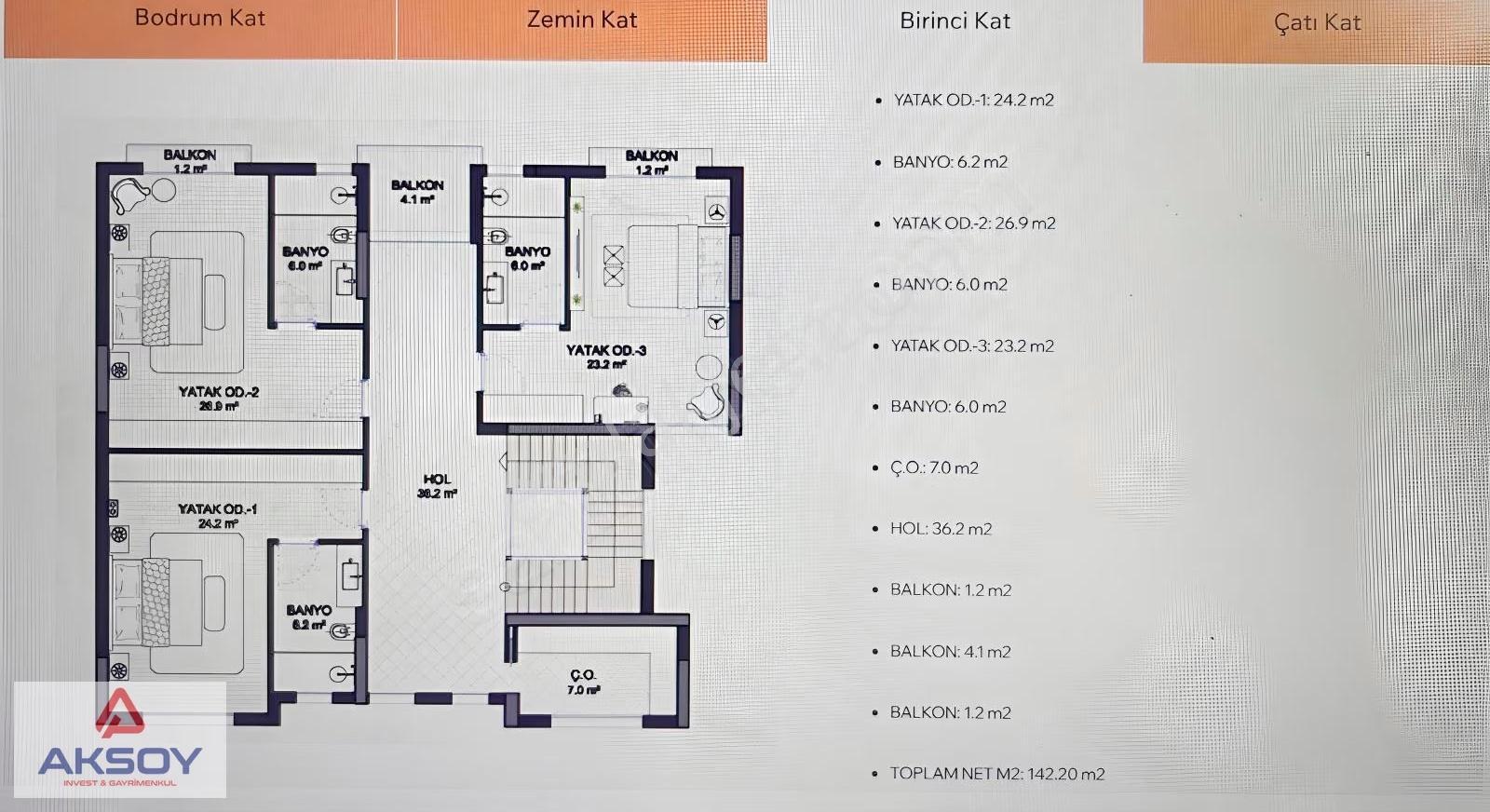 Beytepenin Kalbinde 8+1 Zevkinize Göre Döşeyebileceğiniz Villa - Görsel 30