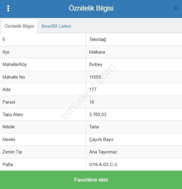 Tekirdağ Malkara İbribey Köyünde 2820 M² Satılık Fırsat Tarla - Görsel 4