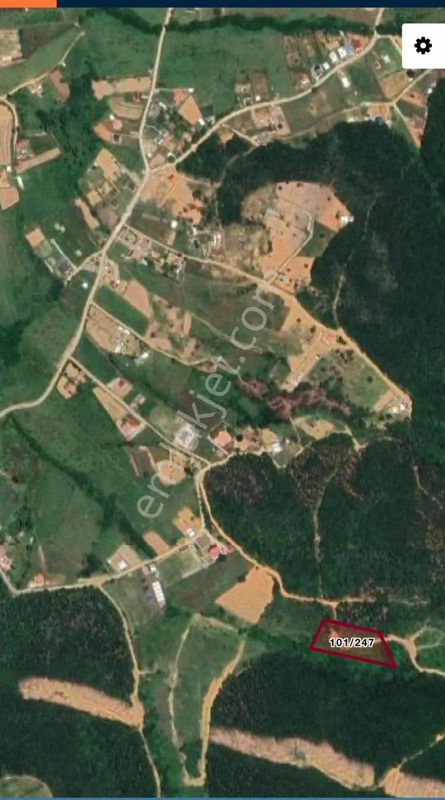 Gemlik Haydariye 654 M2 Tarla Resital Kapital Den