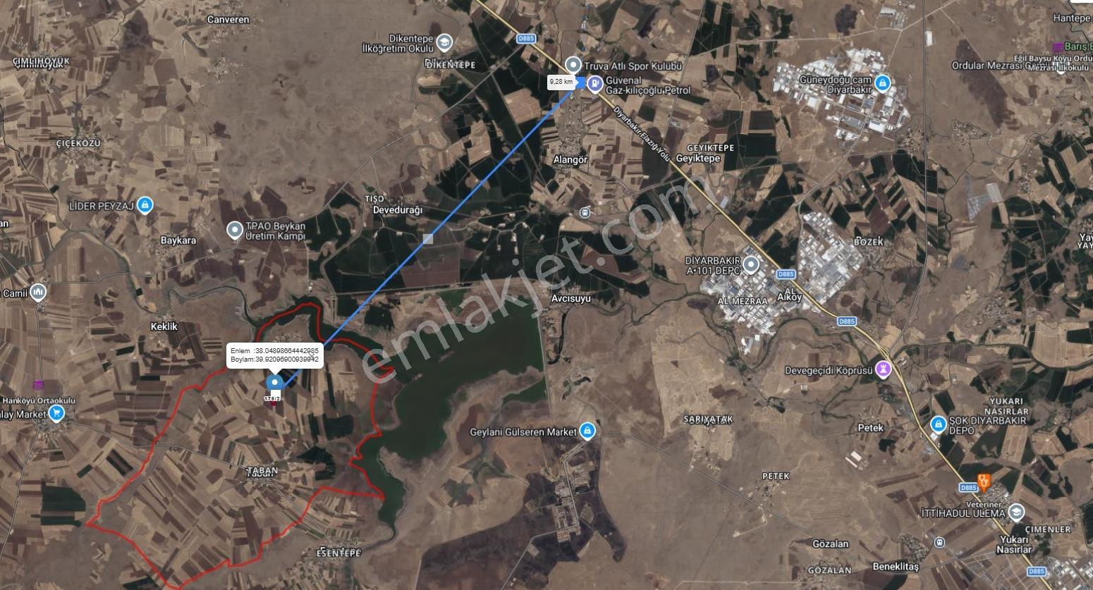Kayapınar Taban 3400 M2 Fırsat Arazimiz Satılıktır