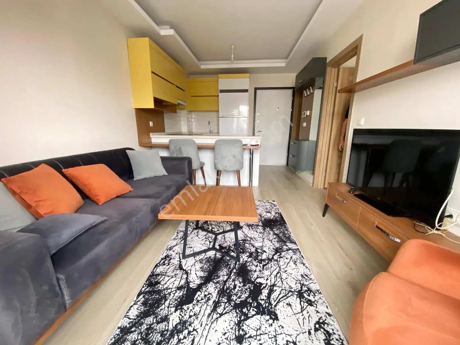 Buca Kuruçeşme Mah.de 1+1 55m2 Dgazlı Arakat Site İçi Asansörlü Lüx Kiralık Daire - Görsel 4