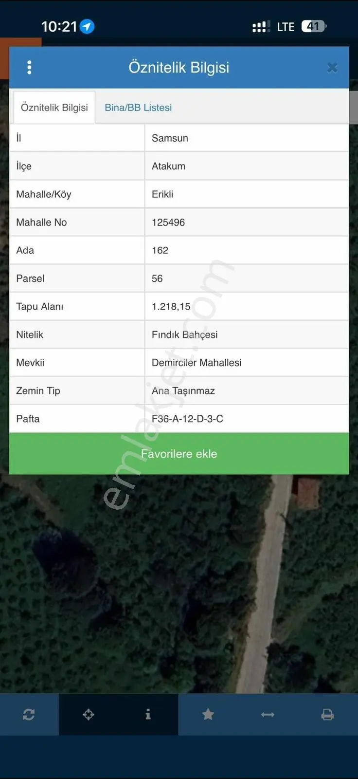 Eriklide Tek Tapulu/yapı Kayıtlı! 2 Katlı Evli, 1218 M² Tarla - Görsel 2