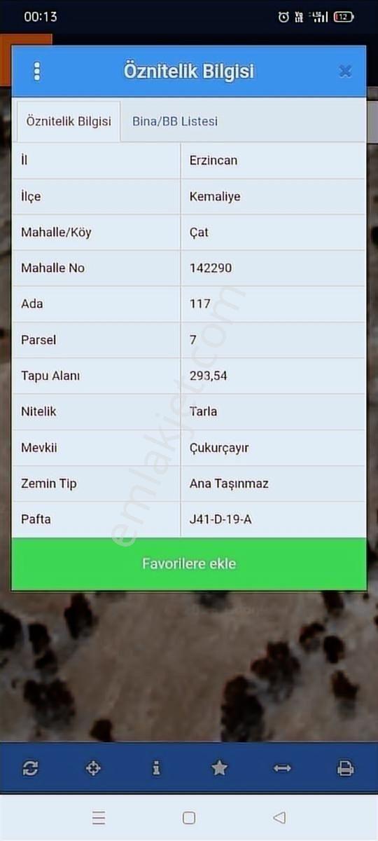 Erzincan Satılık 293m² Tarla Müstakil Tapu - Görsel 11