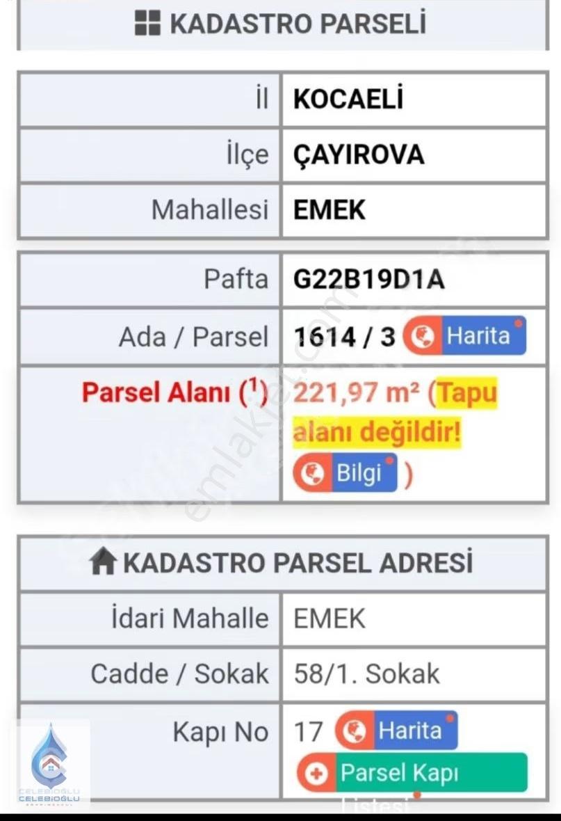 Çayıova Emek'te Deniz Manzaralı 5 Dairelik 222 M2 Satılık Arsa - Görsel 9