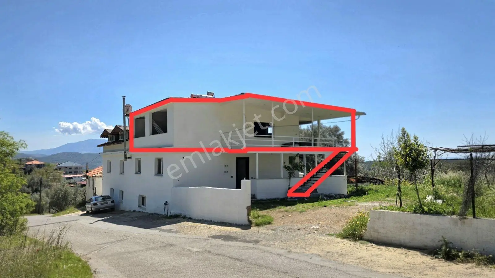 Fethiye İncirköy'de 2+1 140m2 Doğa Manzaralı Ev - Görsel 2