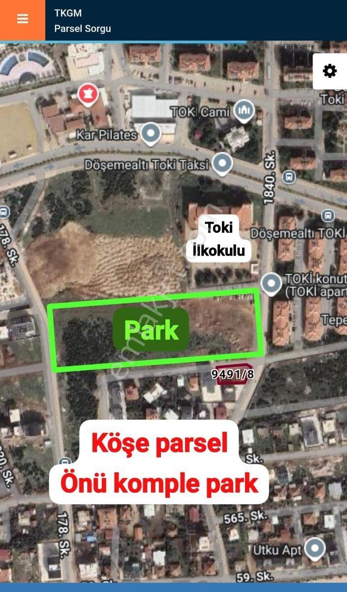Köşe Parsel / 4 Kat İmarlı 0.60 / Önü Park / Çıplaklı