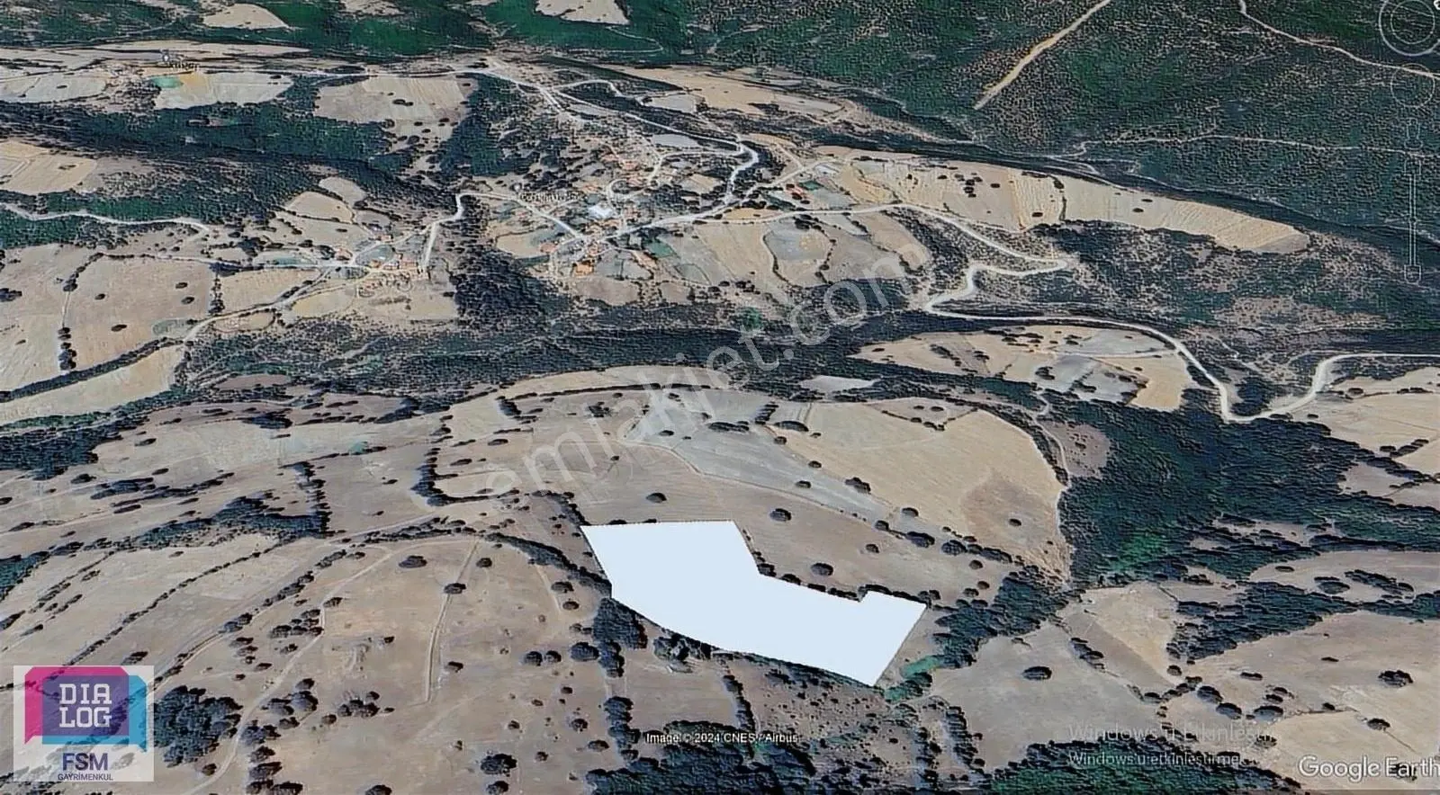 Dialogfsm Den Tek Tapu 14.296 M2 Köye Yakın Satılık Fırsat Arazi