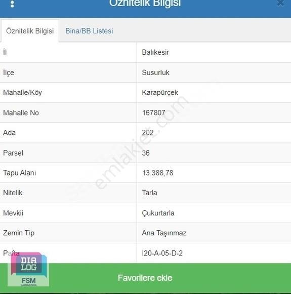 Dialog Fsm Den Tek Tapu Köye Yakın Satılık Fırsat Arazi - Görsel 9