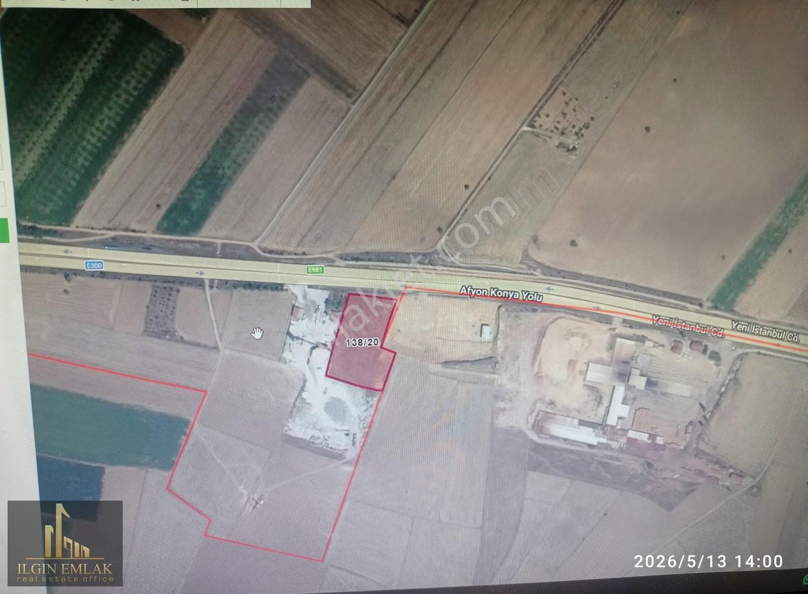 Kapaklı Da Ilgın-akşehir Yoluna Cephe Satılık Tarla