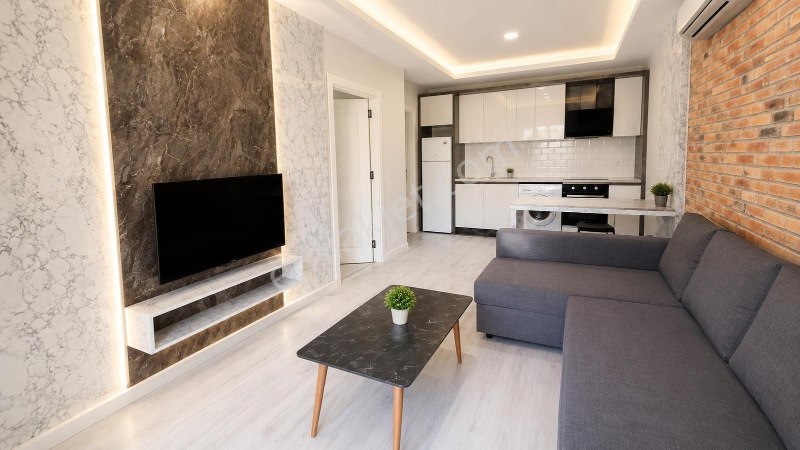 Belekte Havuzlu Sitede Satılık Full Eşyalı Lüks 1+1 Daire - Görsel 8