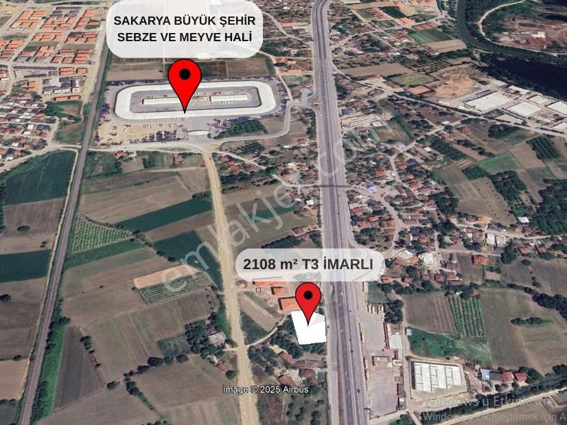 Arifiye Kirazca'da 2108 M² Anayol Üzeri Ticari İmarlı Arsa - Görsel 10