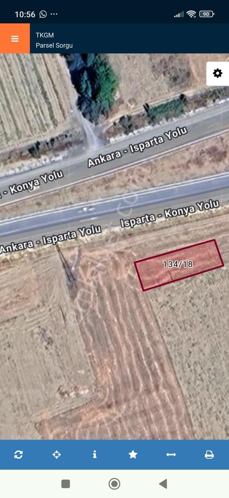 Isparta İli Gelendost İlçesi Madenli Köyü Ana Yola 2 Parsel Hobi Bahçesi Yapmaya Uygun Tarla - Görsel 7