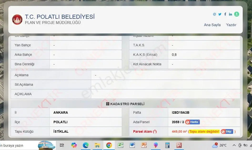 Era Söz Gayrimenkul’den Ankara Polatlı’da Satılık Arsa - Görsel 5
