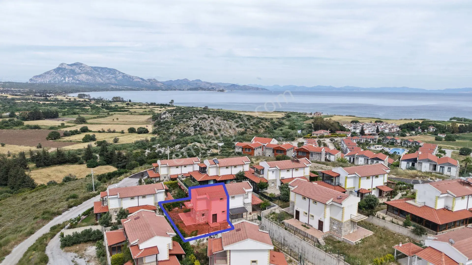 Datça Burgazda Satılık 2+1 Dubleks Bahçeli İkiz Villa - Görsel 4