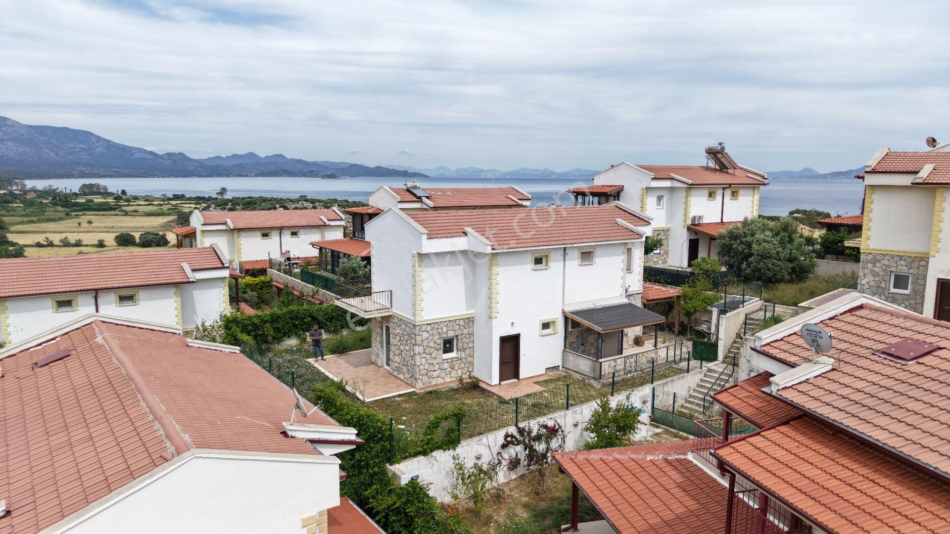 Datça Burgazda Satılık 2+1 Dubleks Bahçeli İkiz Villa - Görsel 18