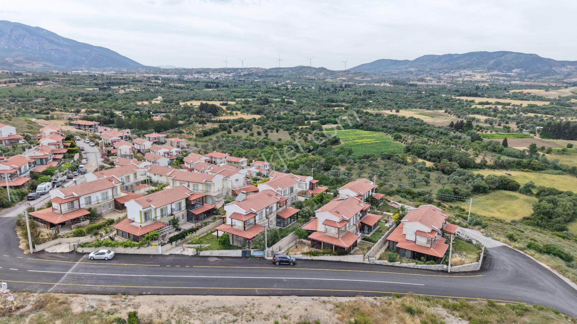 Datça Burgazda Satılık 2+1 Dubleks Bahçeli İkiz Villa - Görsel 14