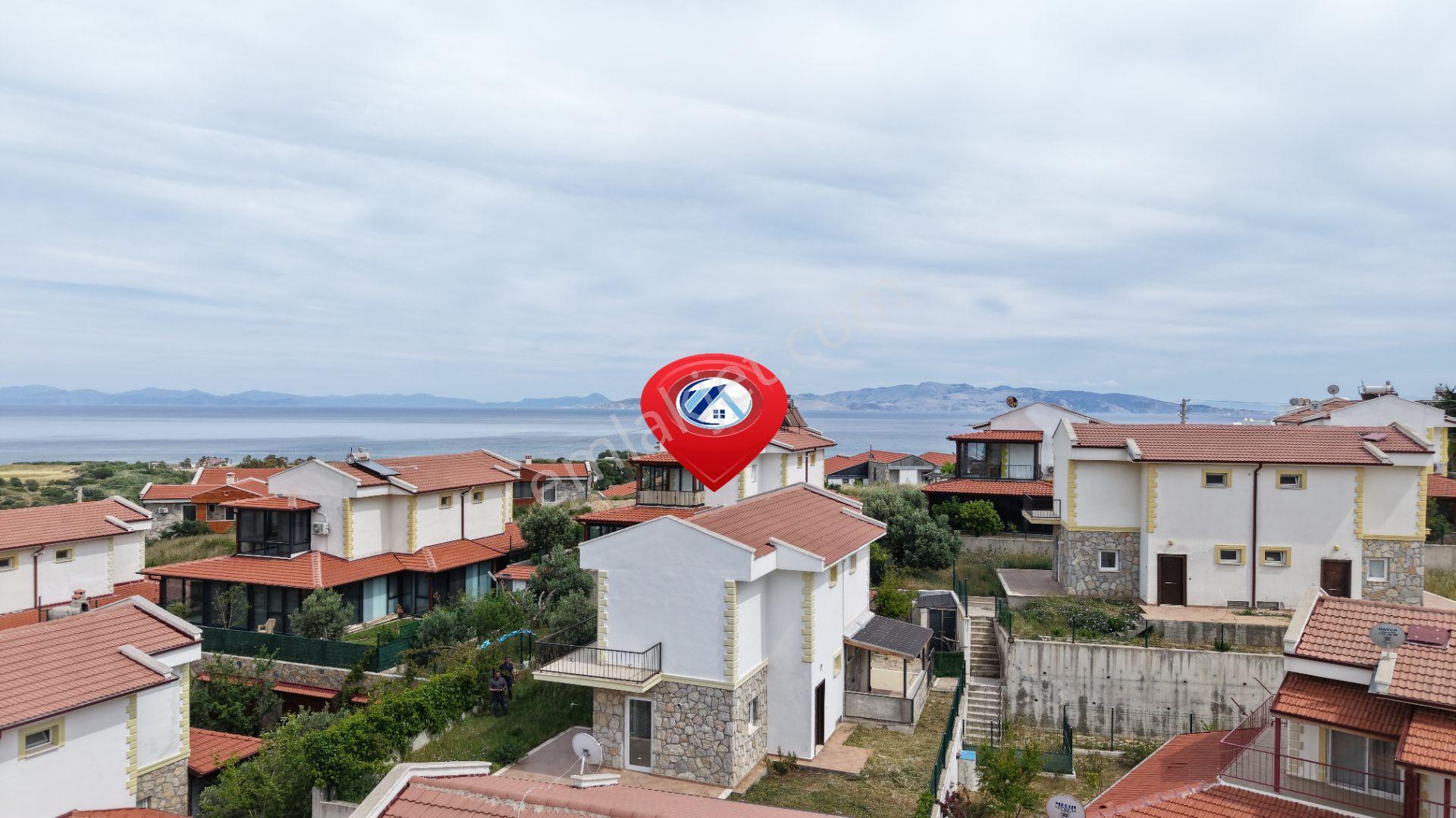 Datça Burgazda Satılık 2+1 Dubleks Bahçeli İkiz Villa