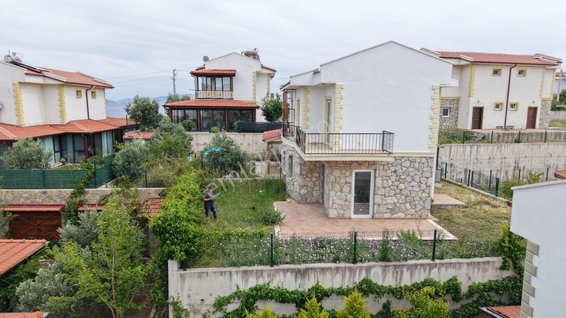 Datça Burgazda Satılık 2+1 Dubleks Bahçeli İkiz Villa - Görsel 19