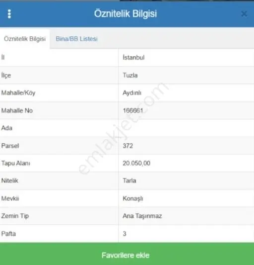 Chn Group'tan Aydınlı Konaşlı'da Satılık Arsa