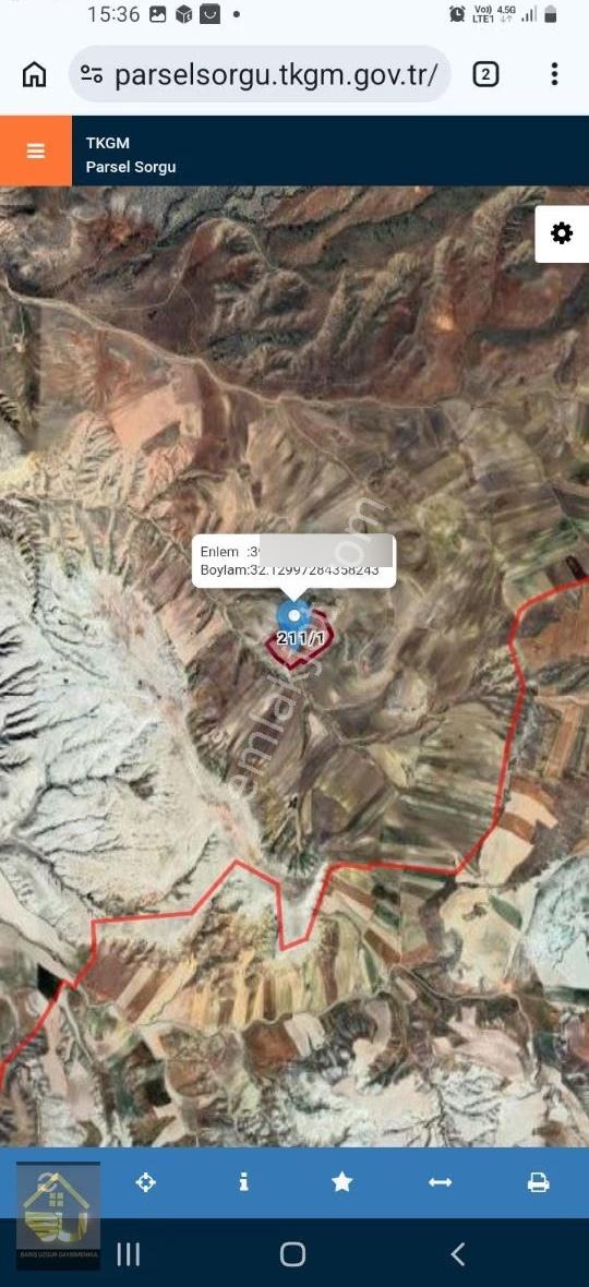 Polatlı Sarıoba Koyünde 5.539 M2 Satılık Tarla Hissesi - Görsel 3