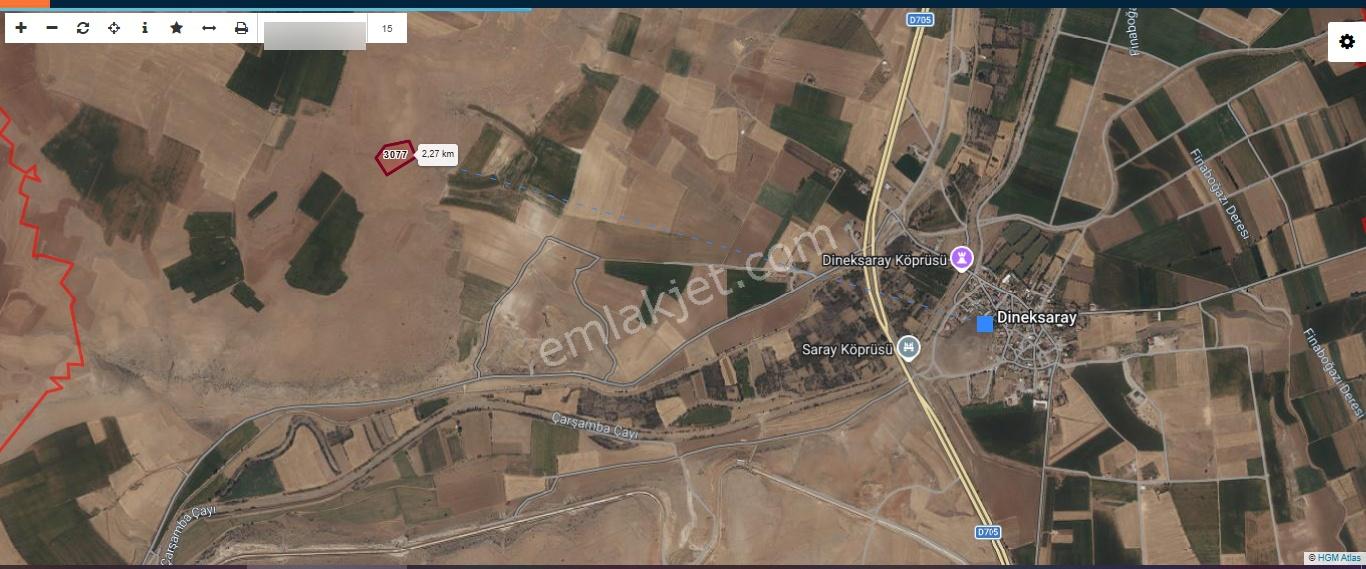 Çumra Dineksarayda 11400 M2 Tek Tapu Müstakil Yatırımlık Tarla - Görsel 4