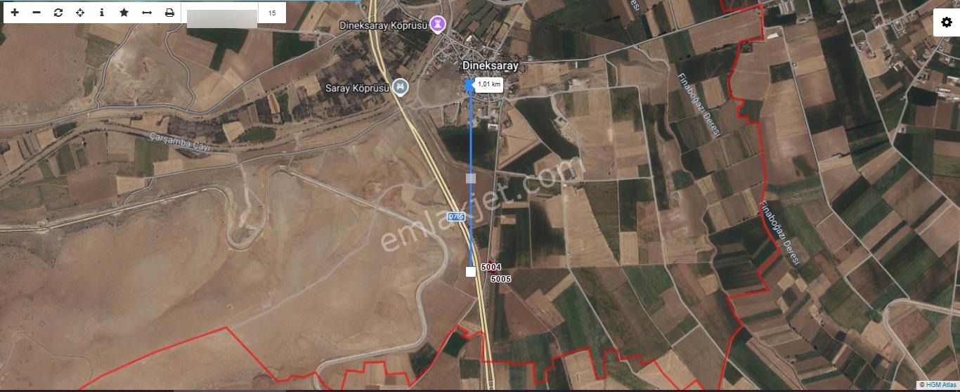 Çumra Dineksaray 1280 M2 Bahçelik Ana Yola Cepheli Müstakil Tapu - Görsel 3