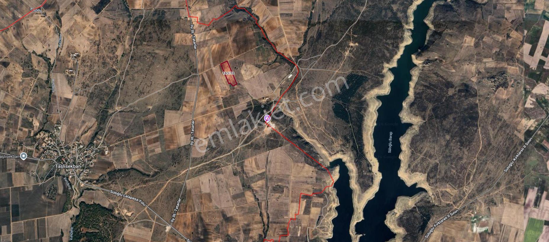 Süloğlu Kadastral Yol Satılık Tarla Baraj Gölüne 1,5 Km