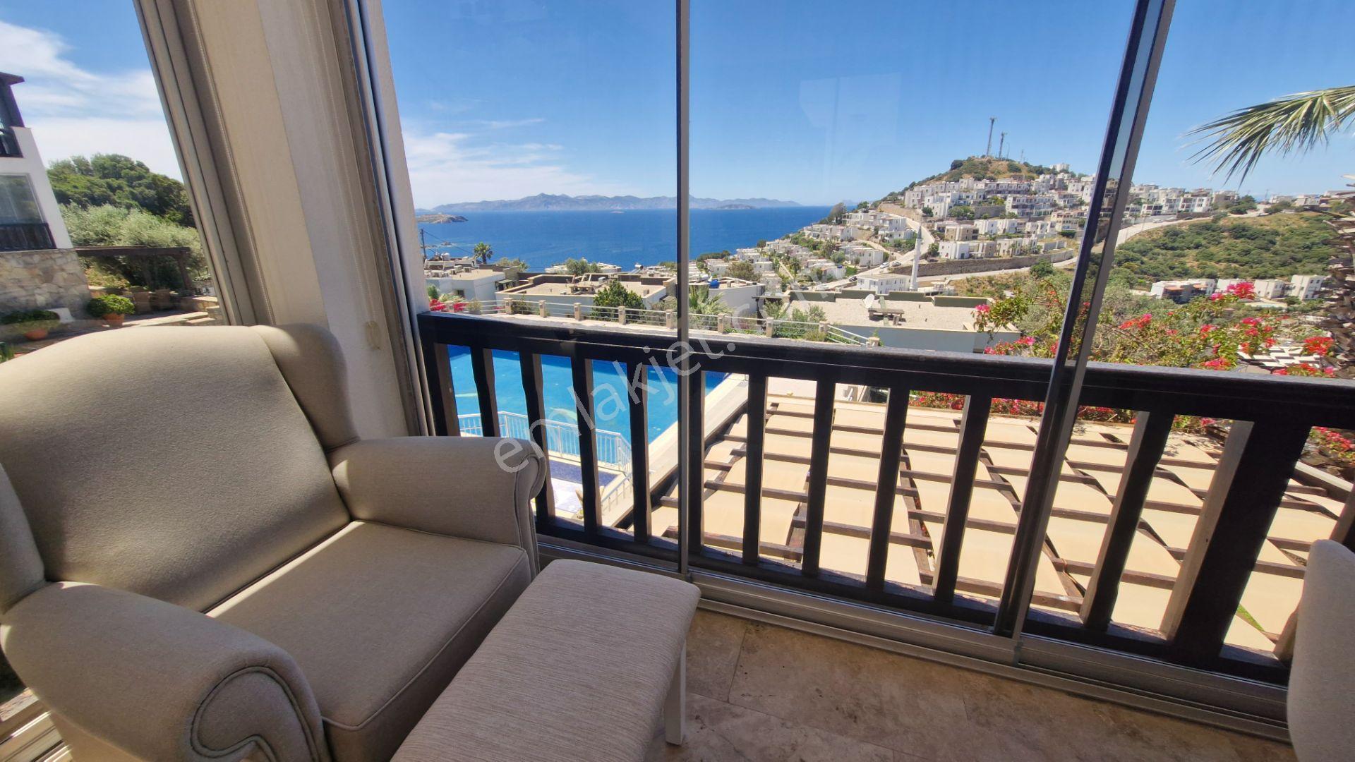 Bodrum Gümüşlük Koyunbaba | Havuzlu Site | Deniz Manzaralı | Satılık | 3+1 | Full Eşyalı Daire - Görsel 12